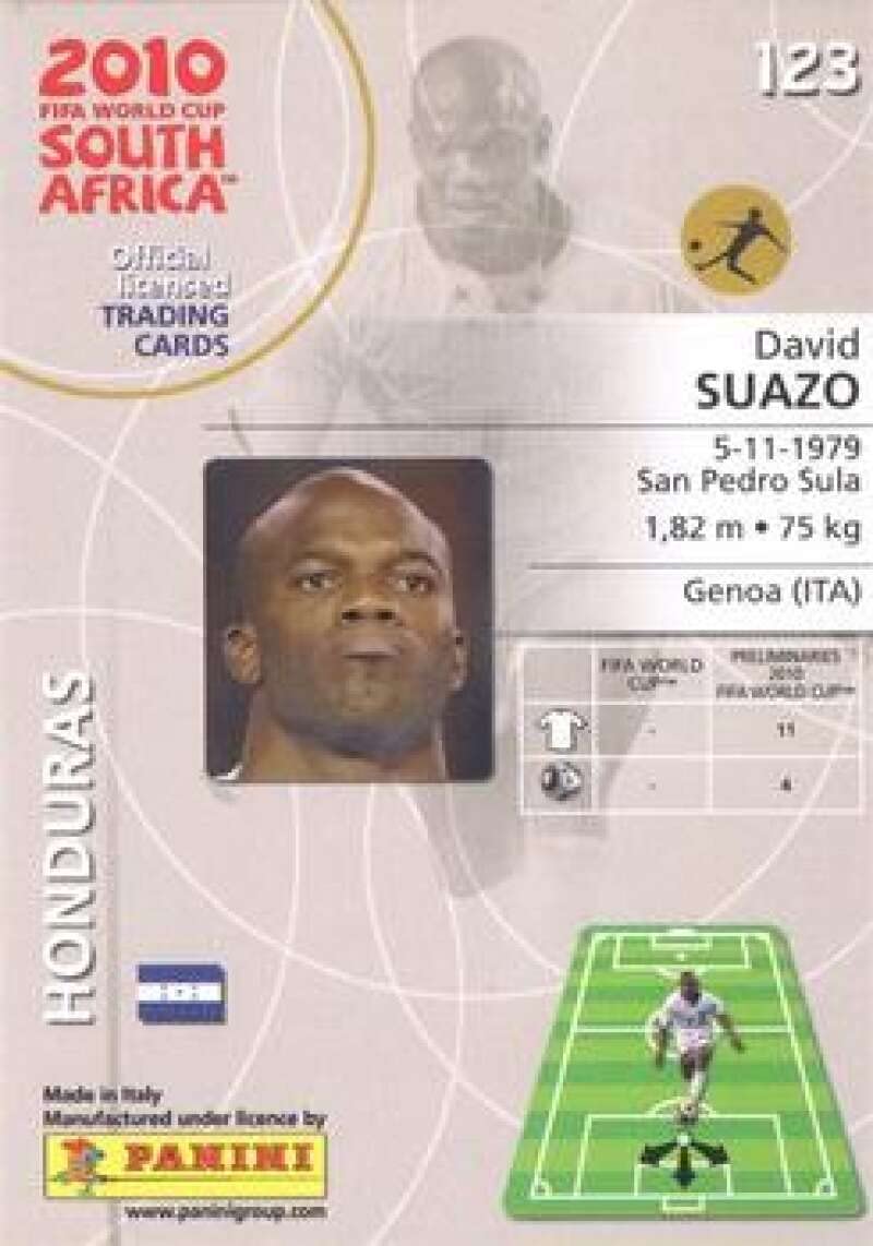 Amazon.com: 2010 Panini Premium World Cup #123 David Suazo